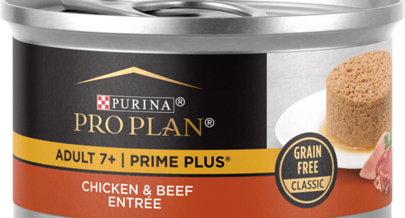 Purina Pro Plan Prime Plus Senior Adult 7+ Chicken & Beef Entrée Classic